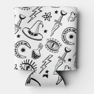 Porta-lata Padrão de Desenho de Tinta Mágica Sem Olhos