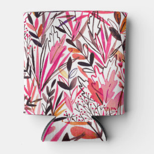 Porta-lata Padrão de Florestas Tropicais de Folhas Exóticas