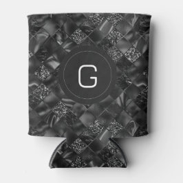 Porta-lata Padrão de Literatura Negra Monograma Moderno