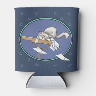 Porta-lata Padrão de maldição de gato