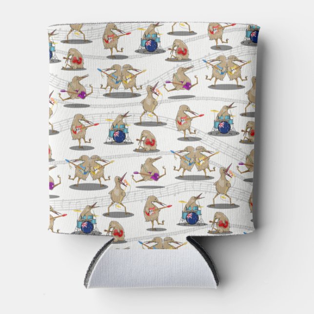 Porta-lata Padrão de música Kiwi (Frente)