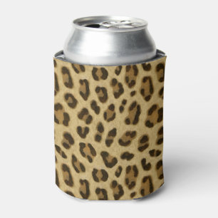 Porta-lata Padrão de Pele de Impressão de Animais do Leopar