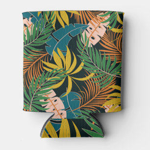 Porta-lata Padrão de Plantas Tropicais de Verão