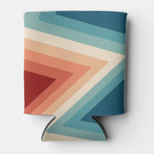 Porta-lata Padrão de Stripes Retroativas 70s