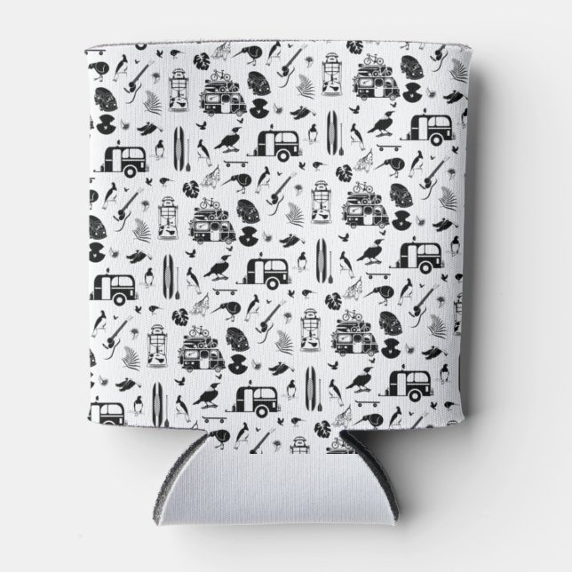 Porta-lata Padrão de verão do kiwi TRANS (Frente)