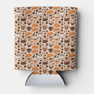 Porta-lata Padrão Estético de Café Moderno