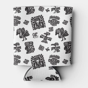 Porta-lata Padrão Étnico Preto Maya