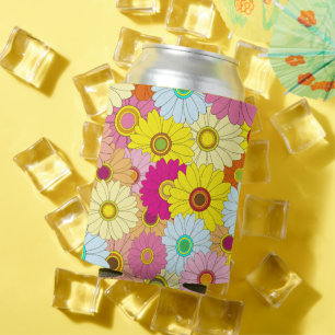 Porta-lata padrão floral