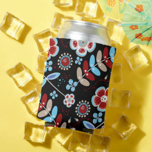 Porta-lata Padrão Floral Povo Ousado
