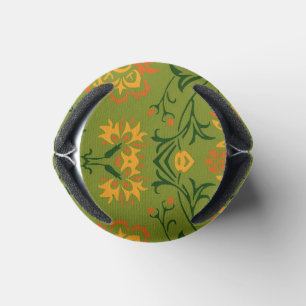 Porta-lata Padrão Floral Vibrante: Flores Amarelas e Laranjas