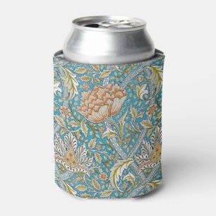 Porta-lata Padrão Floral William Morris Windrush Azul