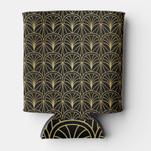 Porta-lata Padrão Geométrico Minimalista do Art Deco