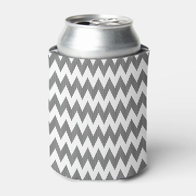 Porta-lata Padrão geométrico zigzag 2 (Can Front)