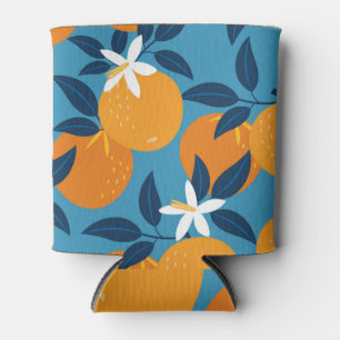 Porta-lata Padrão laranja: textura perfeita da vinheta