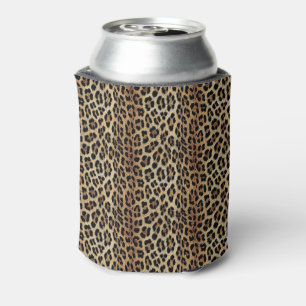 Porta-lata Padrão leopardo, tigre, pele leopardo, moda,