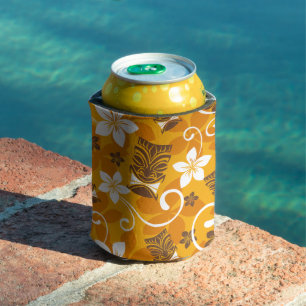 PORTA-LATA PADRÃO LUAU TIKI (LARANJA)