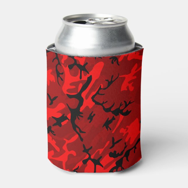 Porta-lata Padrão Red Camo (Can Front)
