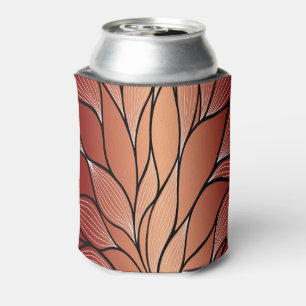 Porta-lata Padrão Rustic Coppery Bronze de Licença
