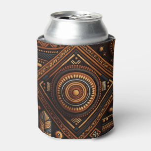 Porta-lata Padrão tradicional africano. África étnica