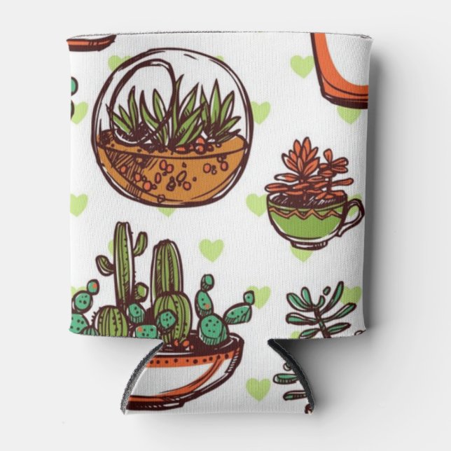 Porta-lata Padrão vegetal (Frente)