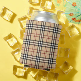 Porta-lata Padrão Xadrez Escocês