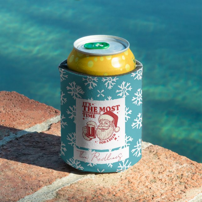 Porta-lata Padrões de Natal Pretos (Piscina in situ)