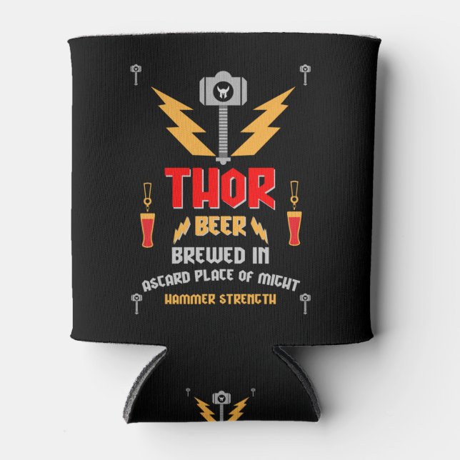 Porta-lata Paganismo Germânico Thor Beer (Frente)