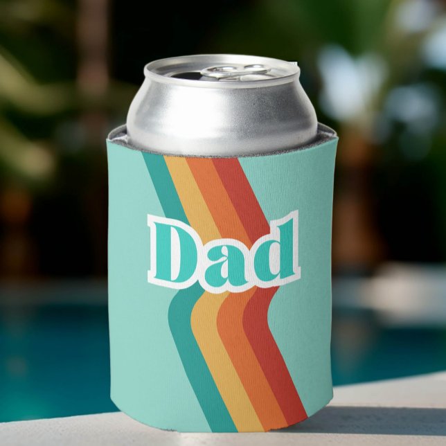 Porta-lata Pai, Azul-teta retroativo com Dia de os pais de ti (Criador carregado)