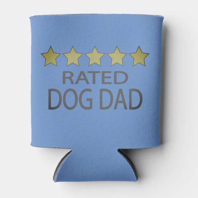 Porta-lata Pai Cinco Estrelas de Cão (Frente)