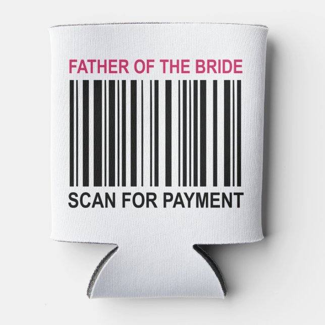 Porta-lata Pai Da Noiva (Frente)