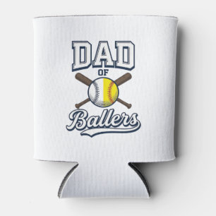 Porta-lata Pai de Atletas Beisebol Softbol Design Vintage_1