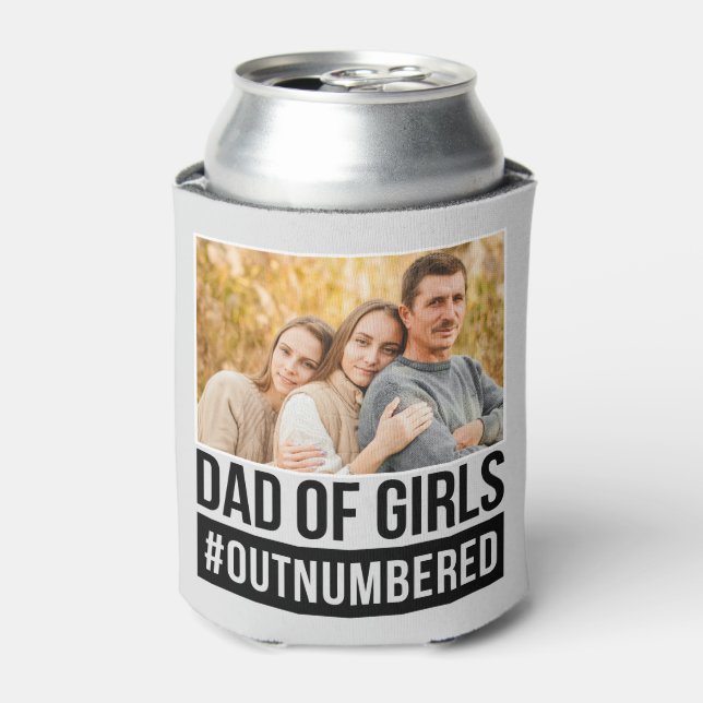 Porta-lata Pai de Meninas #Em Número (Can Front)