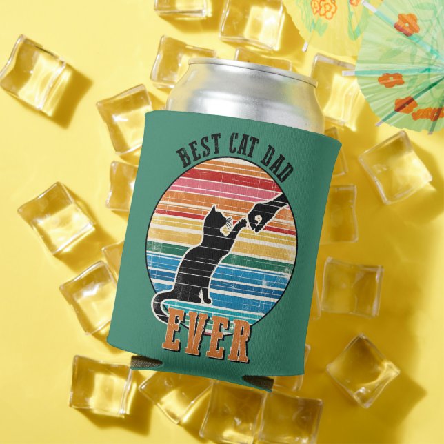 Porta-lata Pai Engraçado Pai Nome Personalizado Presente (Verão in situ)