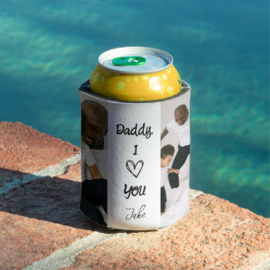 Porta-lata Pai, Eu Te Amo Fotos personalizadas podem ser ma