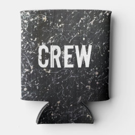 Porta-lata Paint Splatter CREW | Carvão e Branco