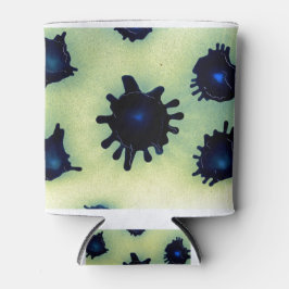 Porta-lata Paint Splatter em Azul