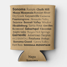 Porta-lata País do Vinho Napa Sonoma