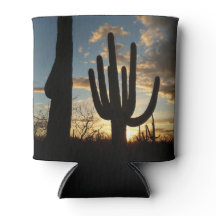 Paisagem do Deserto de Arizona Saguaro Sunset II