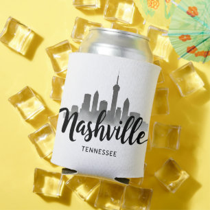 Porta-lata Paisagem minimalista de Nashville, cidade do Tenne