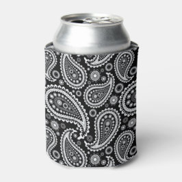 Porta-lata Paisley B&W pode resfriar
