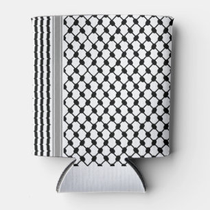 Porta-lata Palestino Hatta Keffiyeh Kufiya Folk (2 Padrão)