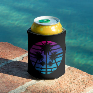 Porta-lata Palmeira Praia Havaiana Férias de Verão