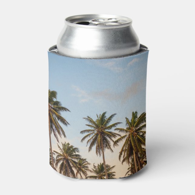Porta-lata Palmeiras de Natal tropical (Can Front)