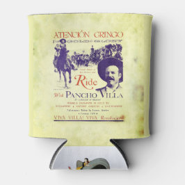 Porta-lata Pancho Villa 🔥 General mexicano Herói