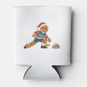 Porta-lata Pão de Mel Curling Natal 2026 Feriado Inverno