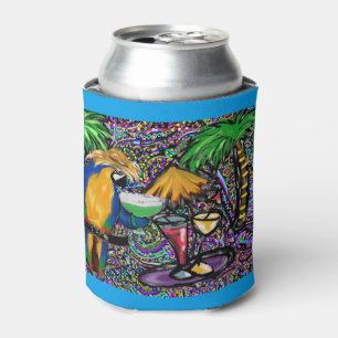 Porta-lata Papagaio de Festa na Praia