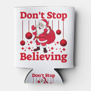 Porta-lata Papai Noel de Natal acreditando