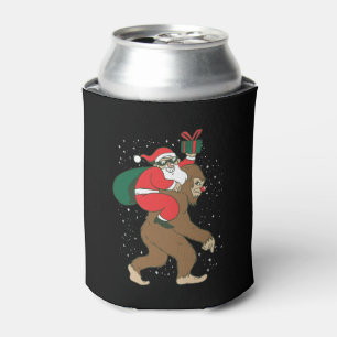 Porta-lata Papai noel de Natal Yeti, Engraçado e Bigfoot