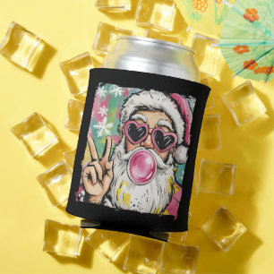 Porta-lata Papai Noel Elegante Brilho Coquette Natal Feminino