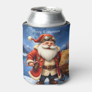 Porta-lata Papai Noel Steampunk – Aventura de Natal Vintage